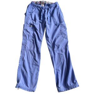 Koi Women's Classic Lindsey Scrub Pants True Ceil Blue Size Extra Small